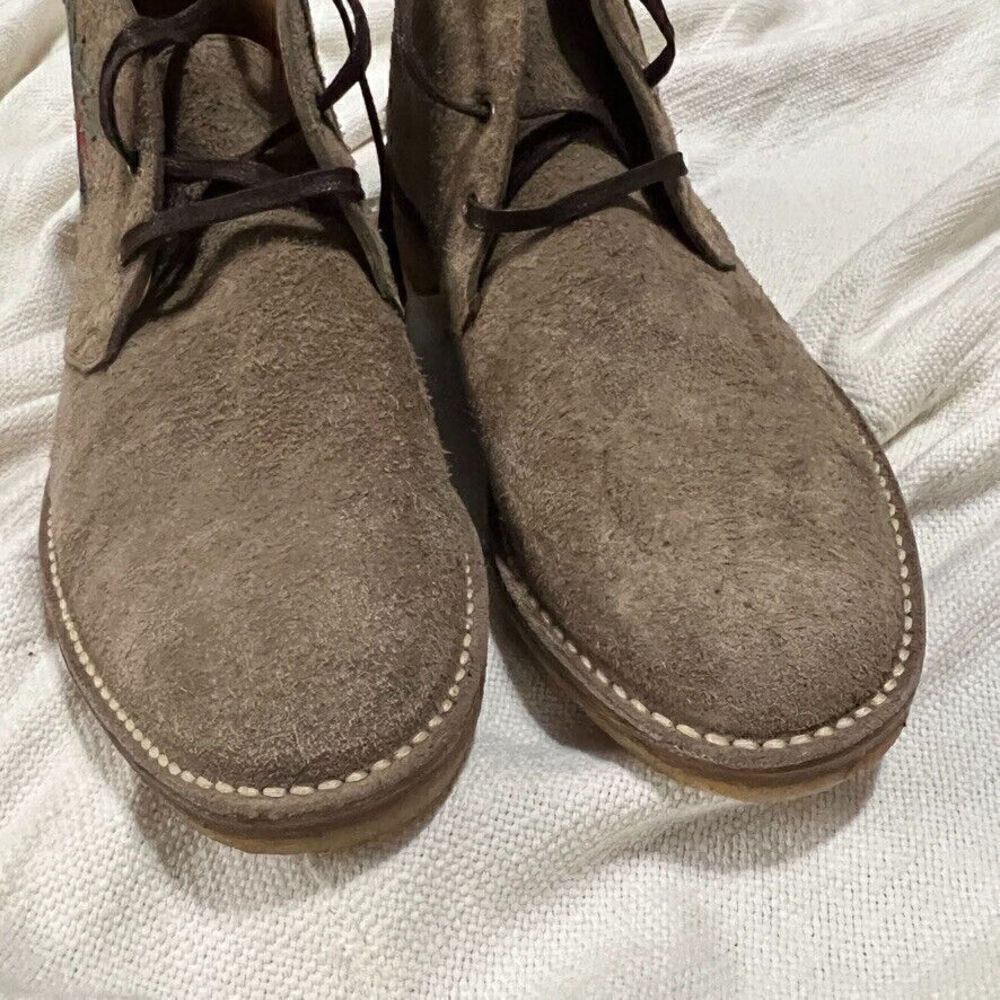 Gucci Moreau Embroidered Suede Chukka Boots Men's 7.5 NEW - Picture 11 of 11